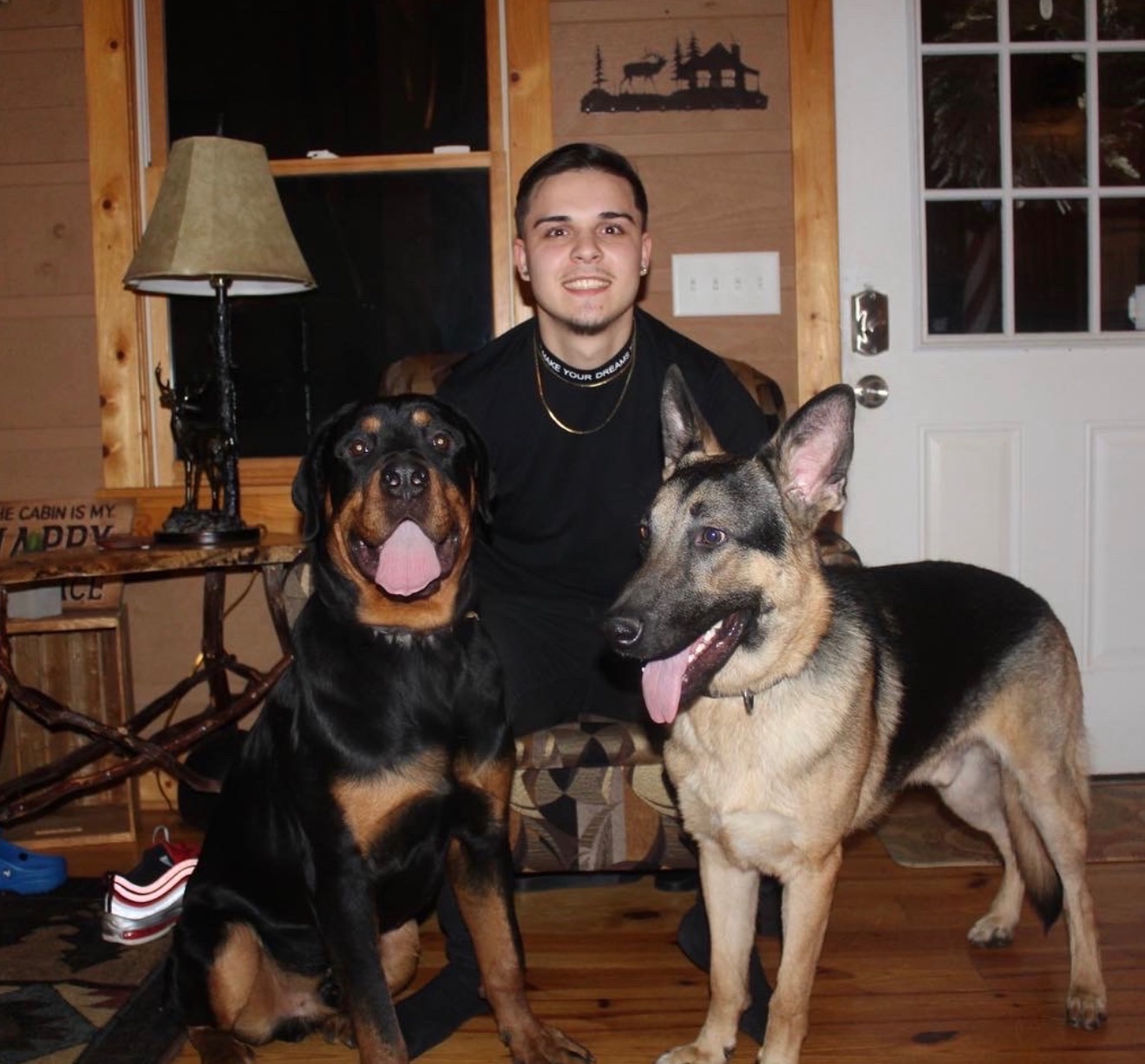 Victor with Rottweiler and German shepherd Dog Trainer Full Focus K9